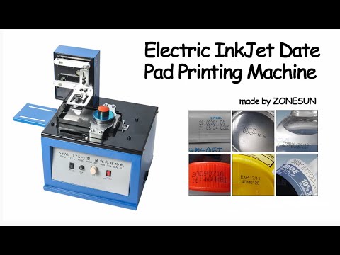 Automatic Pad Printer Electric InkJet Date Pad Printing Machine