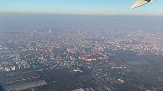 Take off from milan linate with airbus a321