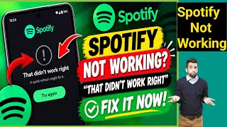 Details Fix Spotify “That Didn’t Work Right” Error (2026) | Spotify Not Working Problem Solve Update