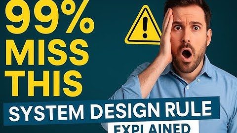 99% of Engineers Miss This System Design Rule 😱 | Back-of-the-Envelope & YAGNI Explained