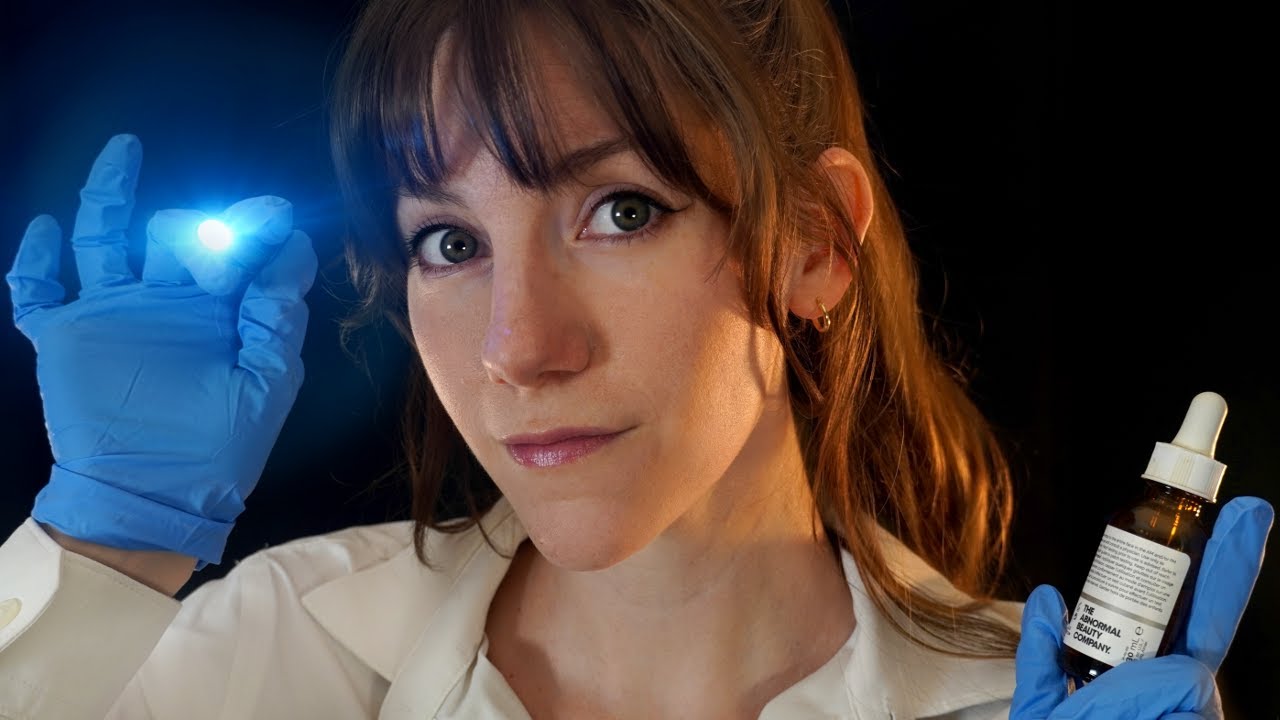 Testing Products on Your Face | ASMR Close Face Touching for Sleep