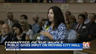 Public Gives Input on Moving City Hall
