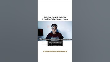 This tip will help you prioritize better #prioritization #timemanagement #mkclaura