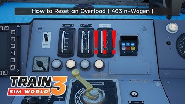 TSW3 | How to Reset an Overload from too much Throttle | 463 n-Wagen | Bremen - Oldenburg