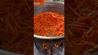 Большой Казан плова! 14 кг плова! #восточнаякухня #cooking #душанбе #food #рецепты