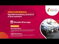 .conferencia seguridad de productos y servicios en el sector automotriz