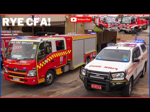 Inside The Station Ep. 23 | Rye CFA Fire Station [NEW Rye Car + 2x Pumpers, & Light Demos!]