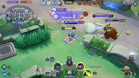 Mew becomes a Beam BARRAGE when pushing Regieleki... | Pokemon UNITE