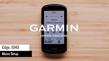 Garmin Support | Edge® 1040 Series | Music Controls