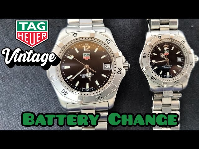 Vintage TAG HEUER Couple Watch Battery Change - YouTube display picture 1