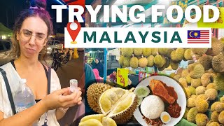 FOREIGNERS TRY DURIAN, NASI LEMAK & MORE MALAYSIAN FOOD ☠️ | First Reactions & Food Reviews 2022