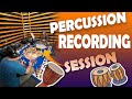 Percussions Recording Session | Bhuwan Gandarva | Studio Vlogs