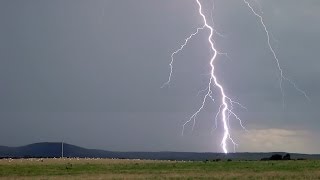 Sunset Lightning - Goulburn, NSW 14th March 2014