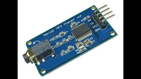 $4 Catalex Serial Mp3 Player Module & Amplified Speaker DIY