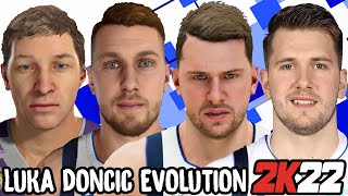Luka Doncic Ratings and Face Evolution (NBA 2K17 - NBA 2K22)