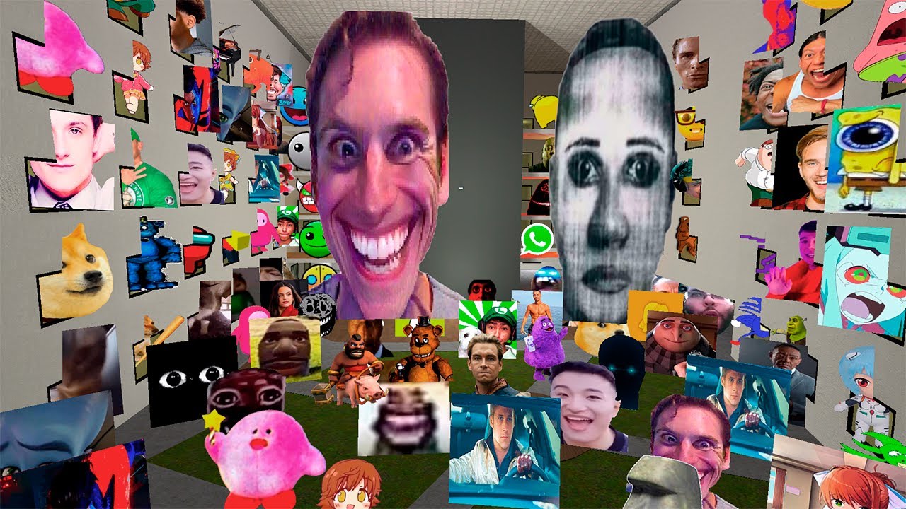 Big Jerma, Selena Delago Jungler Skibidi Toilet Nico's Nextbots vs Sprunki & Geometry Dash in Gmod!