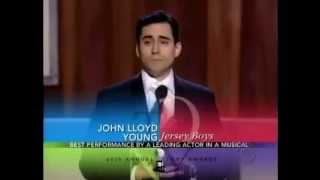 John Lloyd Young wins 2006 Tony Award for Best Actor in a Musical