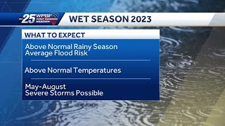 National Weather Service releases wet season outlook image