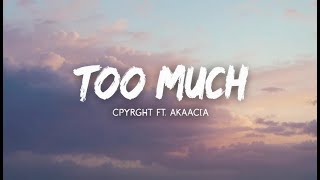 CPYRGHT – Too Much (Nightcore) ft. Akacia 💔 Emotional AMV | Sad Love Song