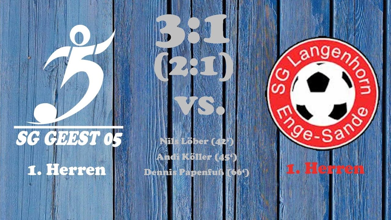 Highlights SG Geest 05 vs. SG Langenhorn/Enge - 26.03.2017