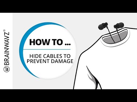 How to Guide - Hide cables to prevent damage.