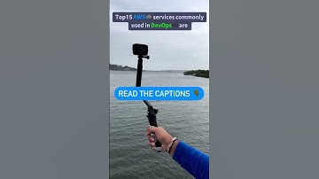 𝗧𝗼𝗽𝟭𝟱 𝗔𝗪𝗦☁️ 𝘀𝗲𝗿𝘃𝗶𝗰𝗲𝘀 𝗰𝗼𝗺𝗺𝗼𝗻𝗹𝘆 𝘂𝘀𝗲𝗱 𝗶𝗻 𝗗𝗲𝘃𝗢𝗽𝘀.. #shorts #aws