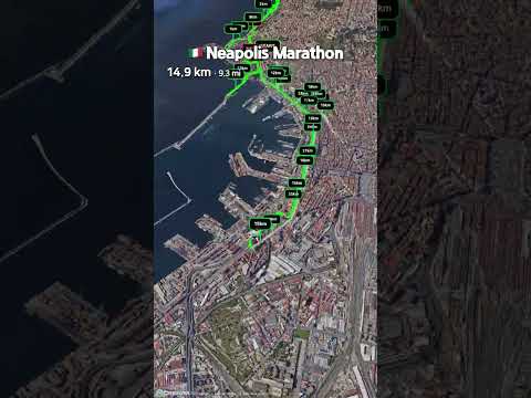 Video ?? Neapolis Marathon 42.2 km | Run Along the Bay of Naples