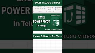 How to Activate Excel Power Pivot In Telugu | Excel Telugu Tutorial #excel