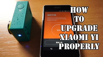 How to properly update Xiamo Yi Action Camera Firmware FW