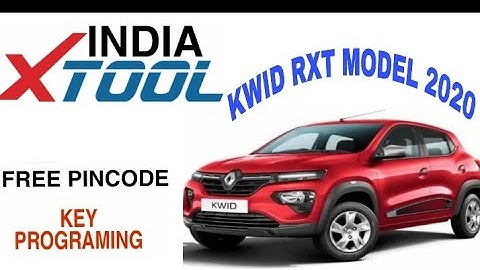 KWID RXT MODEL 2020 FREE PINCODE KEY PROGRAMING By X100PAD2