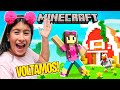 Minecraft - Voltamos! - EP#01 - Maria Clara e JP Games