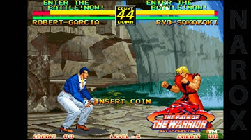 Art of Fighting 3 The Path of The Warrior / arcade attract mode auto demo / Neo Geo MVS 1996