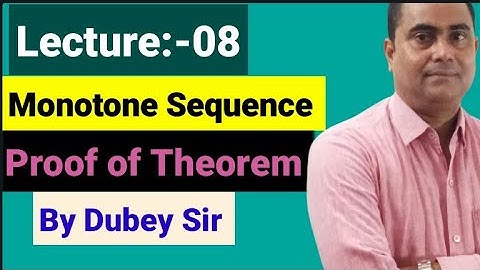 #MonotoneSequence#MonotonicSequence#ProofOfTheoremOnMonotoneSequence#DkMathTutorial#DubeySir