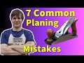 Hand Plane Basics - Common Planing Errors