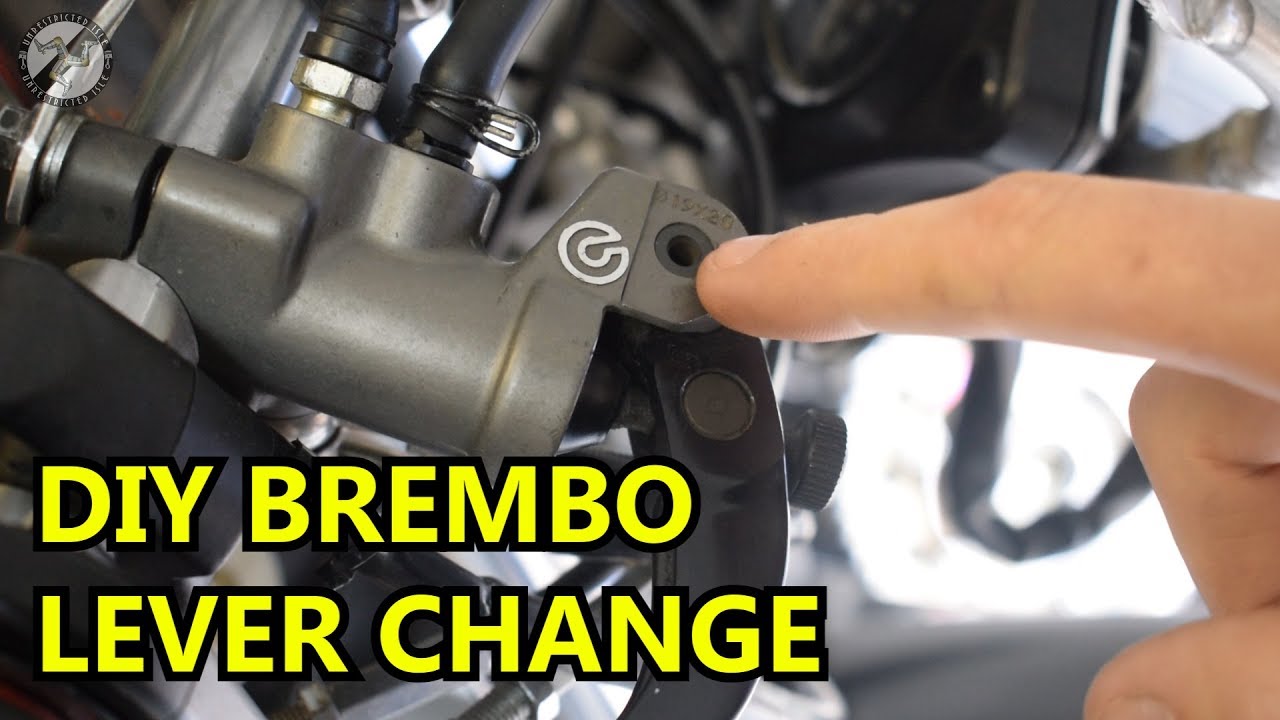 How To Change Brembo Brake Lever Remove and Install YouTube