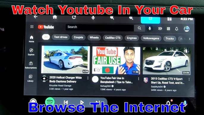 How To Watch Youtube In Your Car With Android Auto (And Aaad) - Youtube