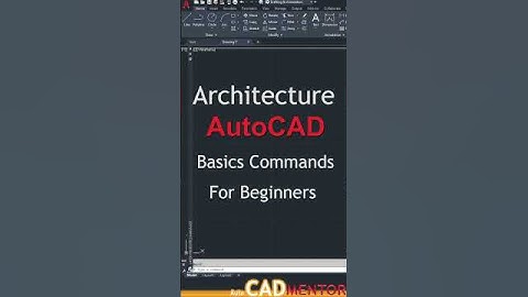 AutoCAD tutorial for beginners | AutoCAD basics | Cadmentor
