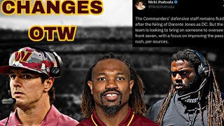 MAJOR! WSH INSIDER SAYS TO EXPECT MORE CHANGES TO COME TO COMMANDERS DEFENSE…