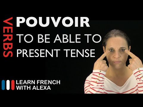 French Verb Pouvoir Conjugation Chart