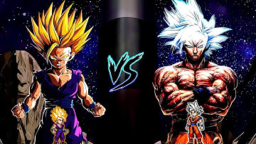 Gohan Teen DBFZ V2 OP (New) VS Goku DBS V3.5 OP (all form) in Jump Force Mugen