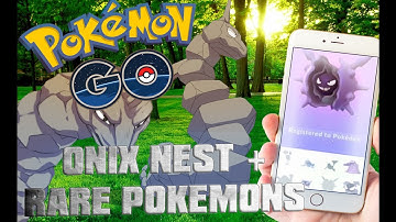 Pokemon GO Gameplay E7 - ONIX NEST + RARE POKEMONS!