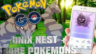 Pokemon GO Gameplay E7 - ONIX NEST + RARE POKEMONS!