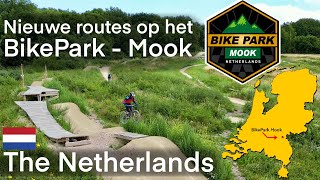 BikePark Mook - The Netherlands - Drone shots of the new tracks