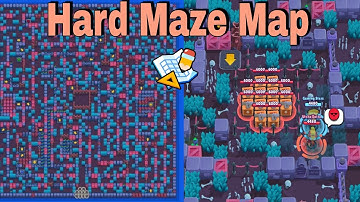 Brawl Stars Hard Maze Map | Map Maker Minigame