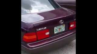 Lexus 400 Static Slammed for True Dual! X-Pipe & 2 Flowmaster Super HP 2's
