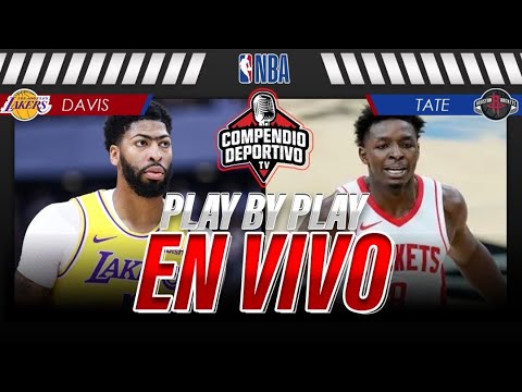 #NBA en VIVO | Los Angeles Lakers vs Houston Rockets | Live Stream | Play by Play