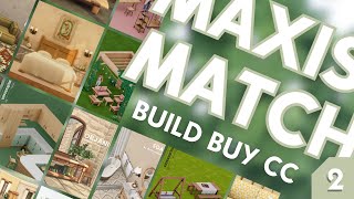 ★BEST MAXIS MATCH CC PACKS PART 2 ★ - Build/Buy CC overview - The Sims 4 [including download links]