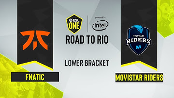 CS:GO - Movistar Riders vs. Fnatic [Inferno] Map 2 - ESL One: Road to Rio - 11/12 Decider - EU