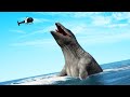 GTA 5 - PLAYING as a GIANT SEA MONSTER! (Mod)
