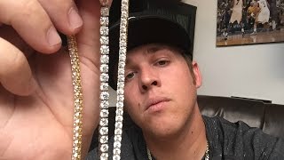 REAL vs. FAKE diamond tennis chain